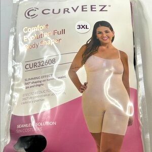 Shapermint Curveez 3XL color black body shaper slimming New in pkg